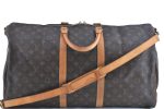 Auth LOUIS VUITTON Monogram Keepall Bandouliere 55 Boston Bag M41414 LV H7750 Online