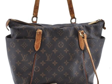 Auth LOUIS VUITTON Monogram Totally PM Shoulder Tote Bag M56688 Junk LV H0573 Online Sale