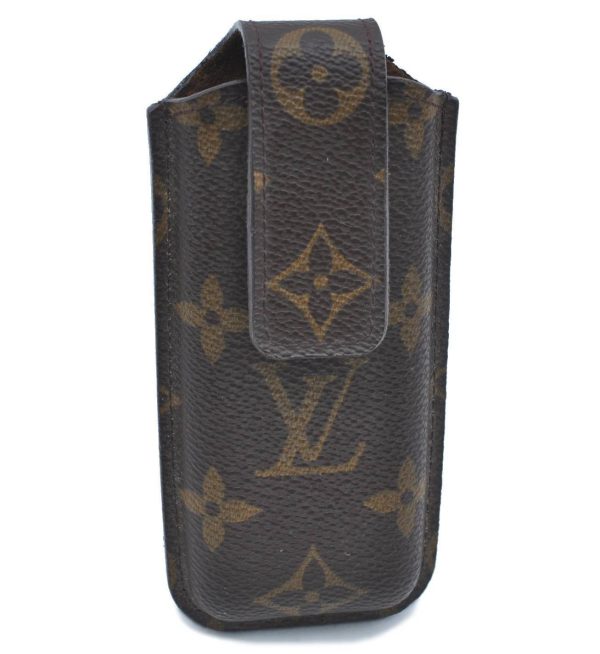 Authentic LOUIS VUITTON Monogram Etui TelePhone Japon Phone Case M63050 LV H2050 For Sale