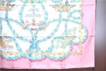 Authentic HERMES Carre 90 Scarf  SACRE DU PRINTEMPS  Silk Pink H7900 Hot on Sale