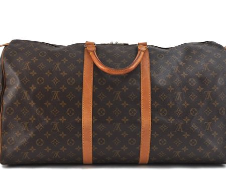 Authentic LOUIS VUITTON Monogram Keepall 60 Boston Bag M41422 LV 7764C Fashion