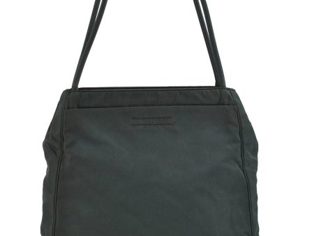 Authentic PRADA Metropoli Nylon Shoulder Tote Bag B8556 Green 8649C Online now