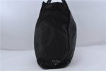 Authentic PRADA Nylon Tote Hand Bag Black 5723C on Sale