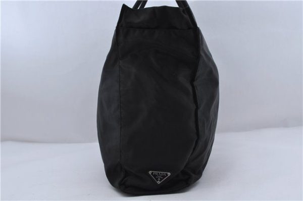 Authentic PRADA Nylon Tote Hand Bag Black 5723C on Sale