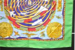 Authentic HERMES Carre 90 Scarf  REVES D ESPACE  Silk Green 5238D Discount