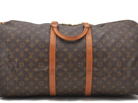 Authentic LOUIS VUITTON Monogram Keepall 60 Boston Bag M41422 LV 5450C For Discount