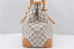 Auth LOUIS VUITTON Damier Azur Hampstead MM Shoulder Tote Bag N51206 LV 8422C on Sale