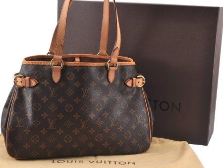 Auth LOUIS VUITTON Monogram Batignolles Horizontal Tote Bag M51154 Box H3401 Cheap