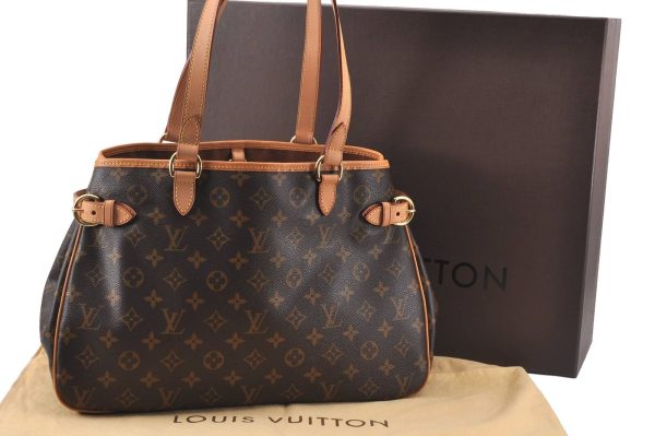 Auth LOUIS VUITTON Monogram Batignolles Horizontal Tote Bag M51154 Box H3401 Cheap