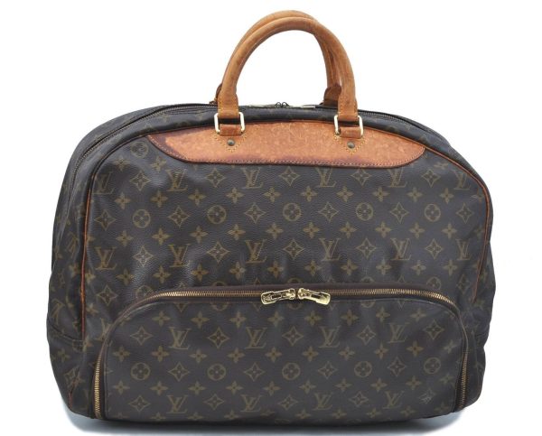 Auth LOUIS VUITTON Monogram Evasion Boston Travel Bag Hand Bag M41442 LV H1474 Sale