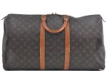 Auth Louis Vuitton Monogram Keepall Bandouliere 55 Boston Bag M41414 LV H7095 Supply