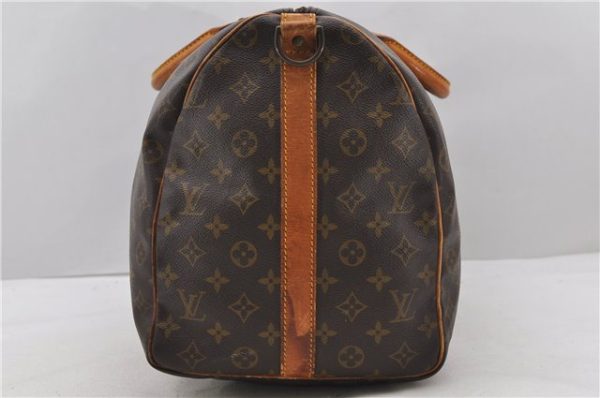 Auth Louis Vuitton Monogram Keepall Bandouliere 50 Boston Bag M41416 LV 2663D Online