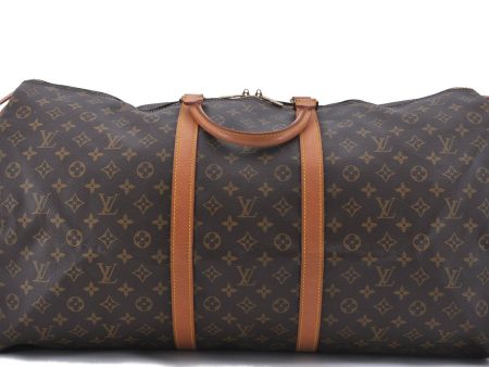 Authentic Louis Vuitton Monogram Keepall 60 Boston Bag M41422 LV 2854D Hot on Sale