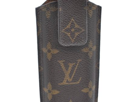 Authentic LOUIS VUITTON Monogram Etui TelePhone Japon Phone Case M63050 LV H2137 Online now