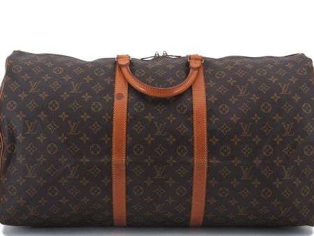 Authentic Louis Vuitton Monogram Keepall 60 Boston Bag M41422 LV 2832D Cheap