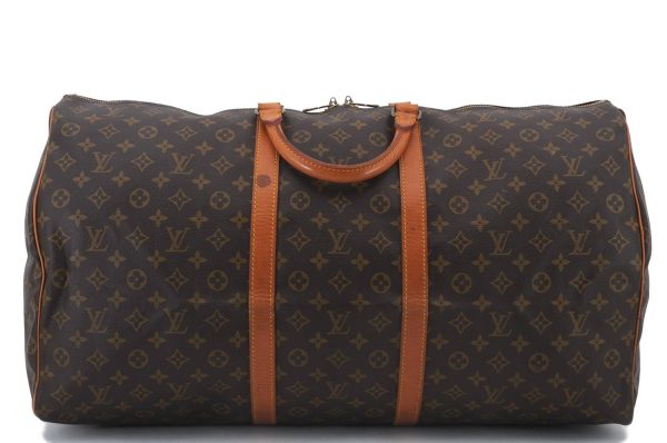 Authentic Louis Vuitton Monogram Keepall 60 Boston Bag M41422 LV 2832D Cheap