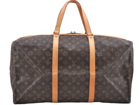 Authentic Louis Vuitton Monogram Sac Souple55 Hand Boston Bag M41622 LV 7663C Online Sale