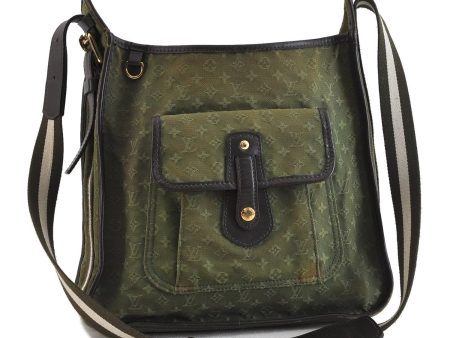 LOUIS VUITTON Monogram Mini Besace Mary Kate Shoulder Bag M92322 Green 5615C Discount