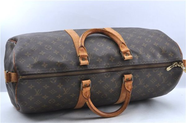 Auth LOUIS VUITTON Monogram Keepall Bandouliere 50 Boston Bag M41416 Junk H7252 Fashion