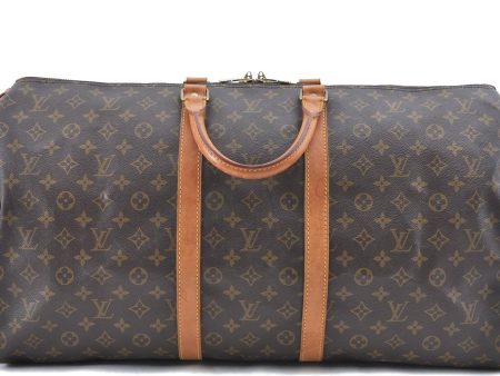 Authentic Louis Vuitton Monogram Keepall 55 Travel Boston Bag M41424 LV H9862 Online