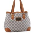 Auth Louis Vuitton Damier Azur Hampstead PM Shoulder Tote Bag N51207 LV 2875D Sale