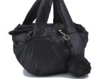 Authentic SEE BY CHLOE Shoulder Tote Bag Polyester Leather Black H2145 For Discount