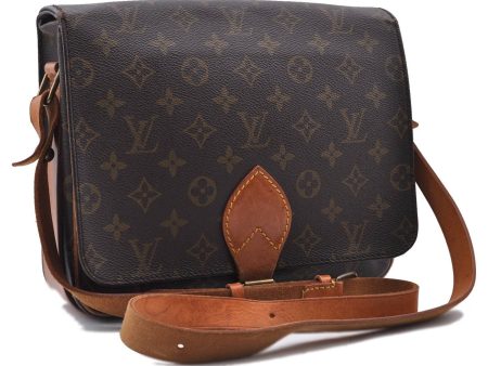 Auth LOUIS VUITTON Monogram Cartouchiere GM Shoulder Cross Bag M51252 LV 4655C Online Sale