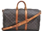 Auth Louis Vuitton Monogram Keepall Bandouliere 45 Boston Bag M41418 LV H9940 Hot on Sale