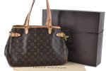 Auth LOUIS VUITTON Monogram Batignolles Horizontal Tote Bag M51154 Box H2151 Sale