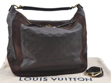 LOUIS VUITTON Monogram Empreinte Audacieuse GM Shoulder Bag M94178 Brown H1888 on Sale