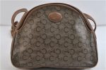 Auth CELINE C Macadam Carriage Shoulder Cross Body Bag PVC Leather Brown 6754C on Sale