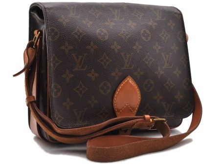 Auth LOUIS VUITTON Monogram Cartouchiere GM Shoulder Cross Bag M51252 LV 3710B Online now