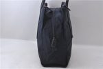 Authentic PRADA Nylon Leather Shoulder Tote Bag Navy Blue 2594D Online Hot Sale