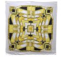 Authentic HERMES Carre 90 Scarf  SCALA  Silk Ivory 6699C For Sale