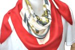 Authentic HERMES Carre 90 Scarf  BRIDES de GALA  Silk Red G9706 Discount