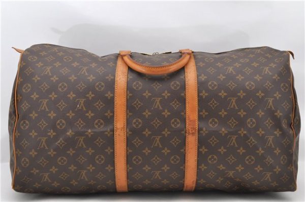 Authentic LOUIS VUITTON Monogram Keepall 60 Boston Bag M41422 LV 5450C For Discount