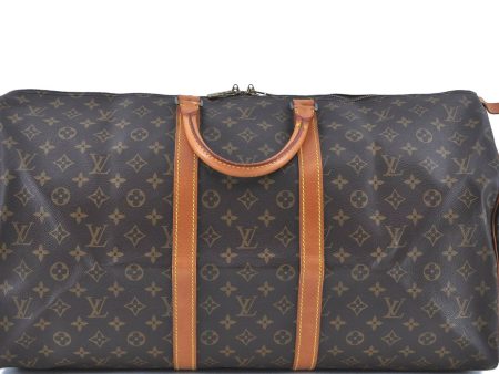 Authentic LOUIS VUITTON Monogram Keepall 55 Boston Bag M41424 LV H7806 For Discount