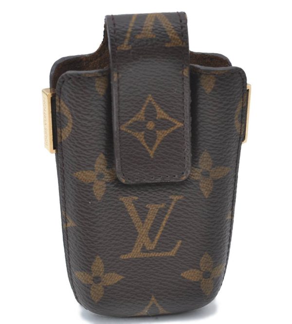 Authentic LOUIS VUITTON Monogram Etui TelePhone International PM M63064 LV H2813 For Cheap