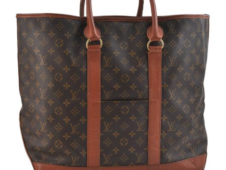 Auth Louis Vuitton Monogram Sac Weekend GM Vintage Tote Hand Bag M42420 LV 9636C Hot on Sale