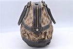 Auth GUCCI Jumbo GG Crystal Shoulder Tote Bag PVC Leather 223962 Brown H8111 Sale