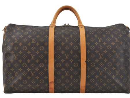 Authentic Louis Vuitton Monogram Keepall 60 Travel Boston Bag M41422 LV H6953 For Cheap