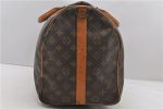 Auth Louis Vuitton Monogram Keepall Bandouliere 50 Boston Bag M41416 LV 2663D Online