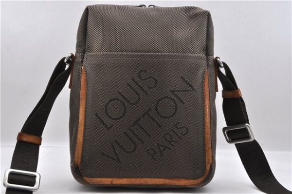 LOUIS VUITTON Damier Geant Shitadan NM Shoulder Cross Bag Brown M93224 LV 8640C on Sale