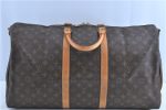 Auth LOUIS VUITTON Monogram Keepall Bandouliere 55 Boston Bag M41414 LV H7750 Online