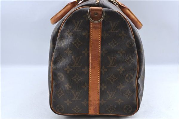 Auth Louis Vuitton Monogram Keepall Bandouliere 45 Boston Bag M41418 LV H9940 Hot on Sale