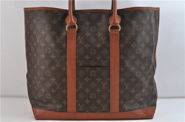 Auth Louis Vuitton Monogram Sac Weekend GM Vintage Tote Hand Bag M42420 LV 9636C Hot on Sale