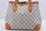 Auth Louis Vuitton Damier Azur Hampstead PM Shoulder Tote Bag N51207 LV 2875D Sale