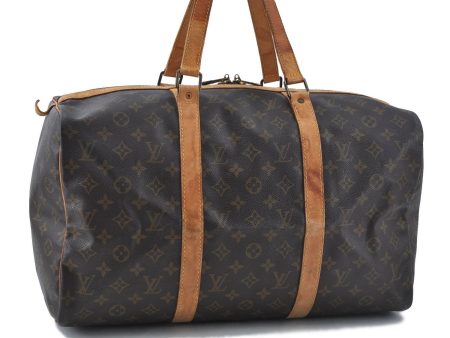 Authentic LOUIS VUITTON Monogram Sac Souple 45 Hand Boston Bag M41624 LV H7647 Discount