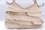 Authentic YVES SAINT LAURENT Tropez Shoulder Bag Purse Leather Ivory H8230 Online