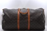 Auth LOUIS VUITTON Monogram Keepall Bandouliere 55 Boston Bag M41414 LV 1147C Cheap